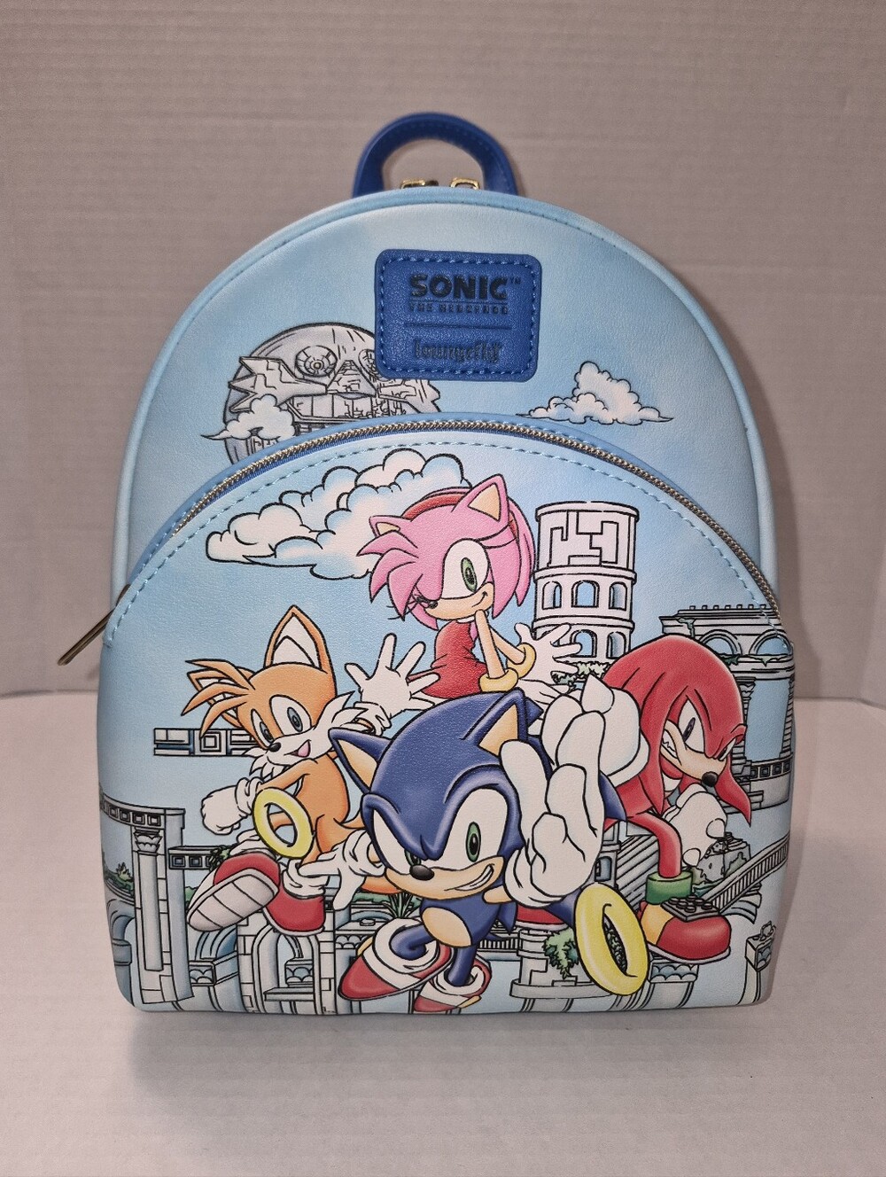Loungefly Sonic The Hedgehog Sonic and Friends Mini Backpack NEW
